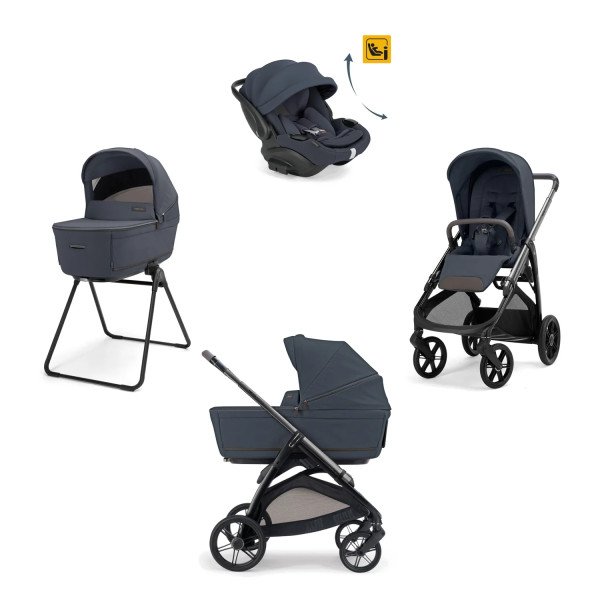Trio Inglesina Aptica 2026 Con Seggiolino Auto Darwin Recline Evo Borsa Inclusa Sapphire Blue