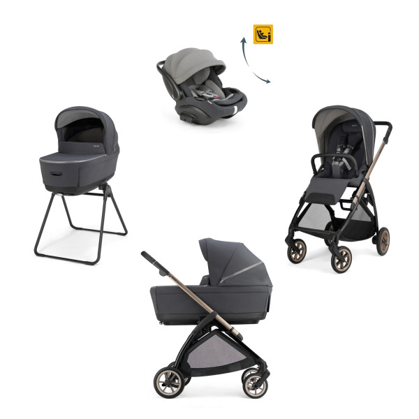 Trio Inglesina Electa 2026 con Seggiolino Auto Darwin Infant Recline Evo Borsa Inclusa Garage Grey