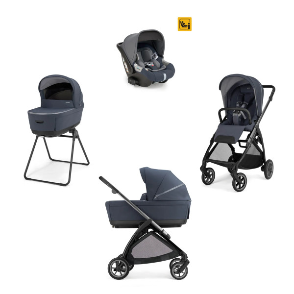 Trio Inglesina Electa 2026 con  Seggiolino Auto Darwin Infant Borsa Inclusa Rooftop Blue