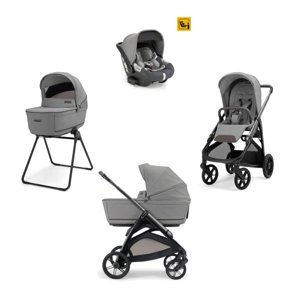 Trio Inglesina Aptica 2026 Con Seggiolino Auto Darwin Infant Borsa Inclusa Crystal Grey
