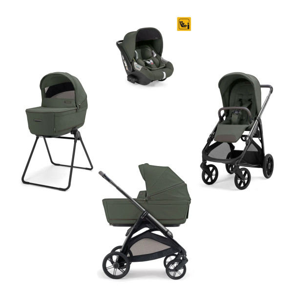 Trio Inglesina Aptica 2026 Con Seggiolino Auto Darwin Infant Borsa Inclusa Ivy Green