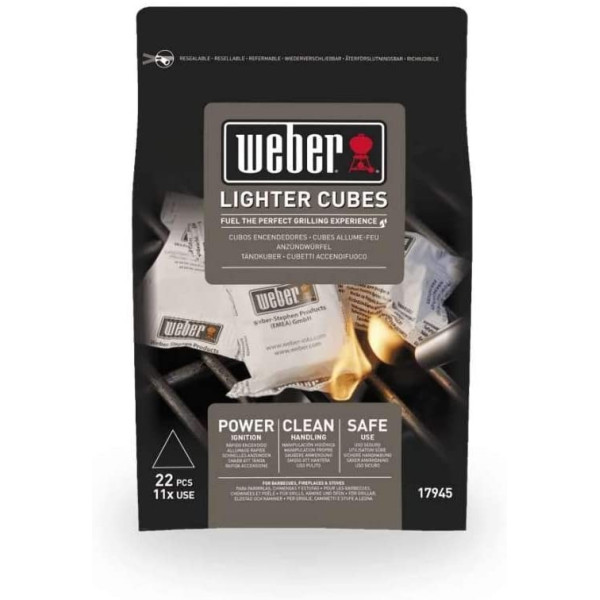 WEBER  Cubetti Accendifuoco - Confezionati Singolarmente