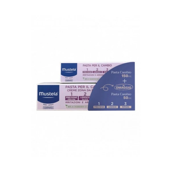 MUSTELA Bipack Pasta Cambio 150 Ml + 50 Ml