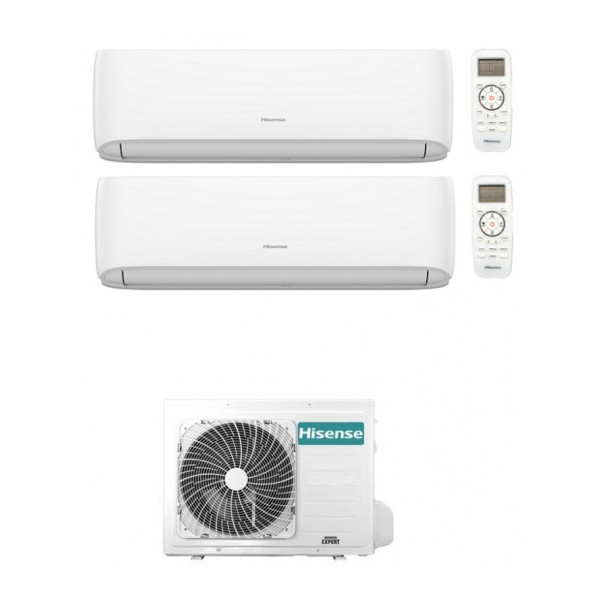 HISENSE CONDIZIONATORE DUAL SPLIT 12000+9000 UNIAIR WIFI A++/A++ 2AMW42U4RGC