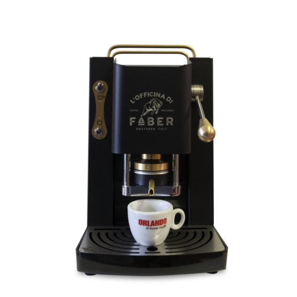 FABER MACCHINA DA CAFFE' A CIALDE PICCOLA KOLOR BLACK DEEP NIGHT