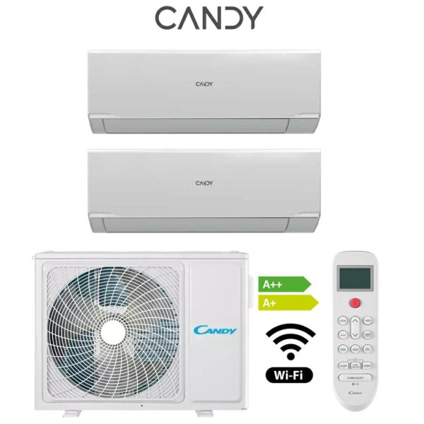 CANDY CONDIZIONATORE DUAL SPLIT 9000+12000 A++\A+ PURA WIFI CY-2T14OUT
