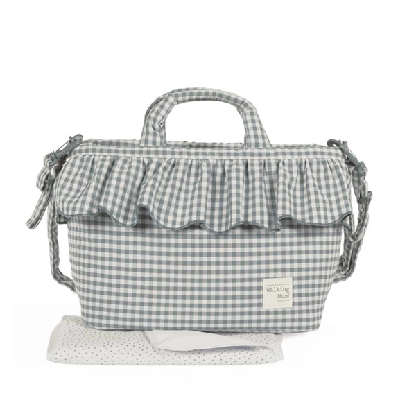 PASITO A PASITO Borsa Fasciatoio PralinÃ© Vichy Matcha