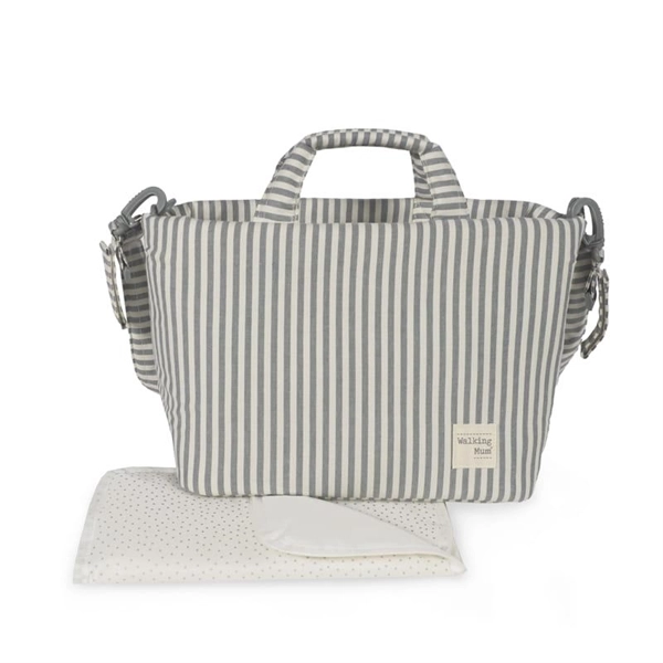 PASITO A PASITO Borsa Fasciatoio Pralinè Strisce Matcha
