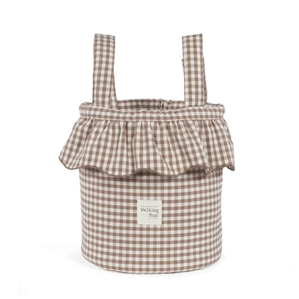 PASITO A PASITO Borsa Bucket Vichy Moka