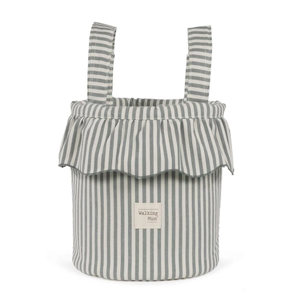 PASITO A PASITO Borsa Bucket Strisce Matcha