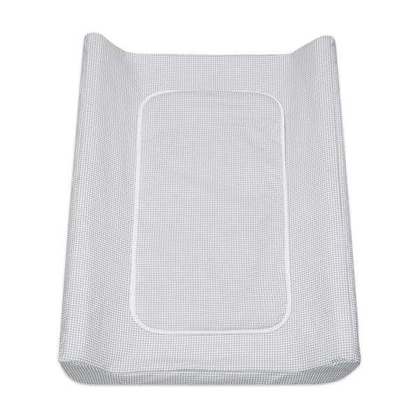 PASITO A PASITO  Materassino Fasciatoio Home Con Fodera Little Bloom Vichy Grigio