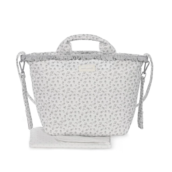 PASITO A PASITO Borsa Fasciatoio Little Bloom Grigio