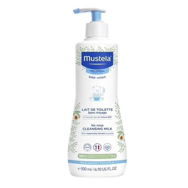 MUSTELA Latte Detergente Viso Corpo E Cambio Pannolino 500 Ml