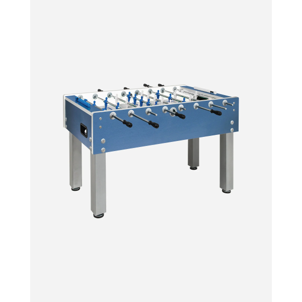 Garlando Calciobalilla G-500 Weatherproof Blu - Aste Rientranti