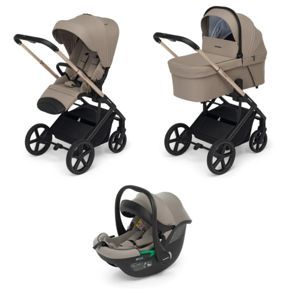 FOPPAPEDRETTI Trio TicToc Pro I-Size Foppapedretti Travel System con seggiolino Disk I-Size Champagne