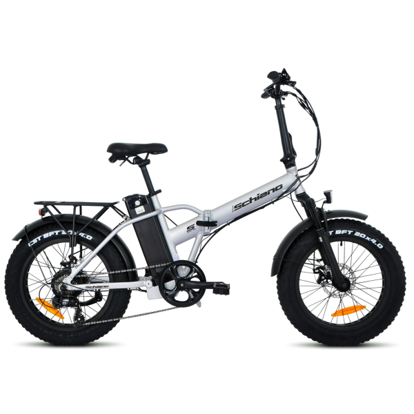 F.LLI SCHIANO SRL FAT BIKE PIEGH.20" 250W SILV