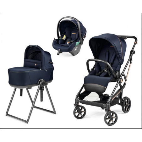 Trio Peg Perego Vivace 2025 Culla Flex e Ovetto Primo Viaggio Lounge Reclinabile I-Size Incluso Stand By Me e BORSA OMAGGIO