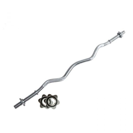 Bilanciere Toorx Curl Cromato