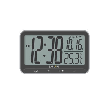 EXPLORE SCIENTIFIC  RDC1009 Orologio Radiocontrollato Con Doppio Allarme