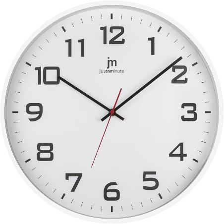 LOWELL  14967S Orologio da Parete Tondo In Alluminio Rosa 25