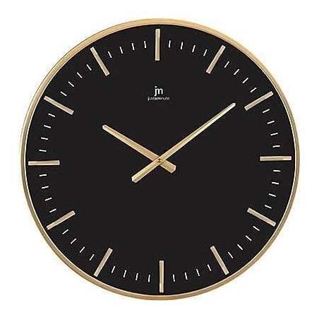 LOWELL  21542 Orologio Da Parete Trendy Nero Oro 50 Cm