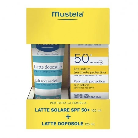 MUSTELA   Spray Latte Solare Spf50 200Ml + Latte Doposole 125Ml