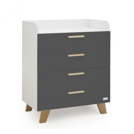 Comò Azzurra Design Mia Secure Lava/Naturale