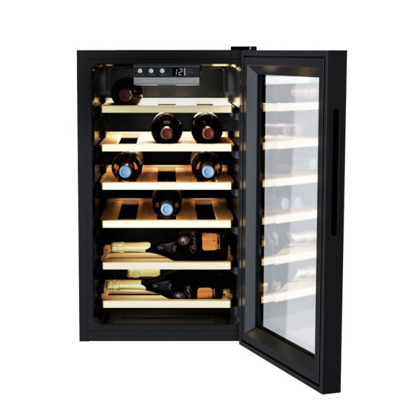 Cantinetta Termoelettrica CANDY  Libera Installazione 21 Bottiglie Nero