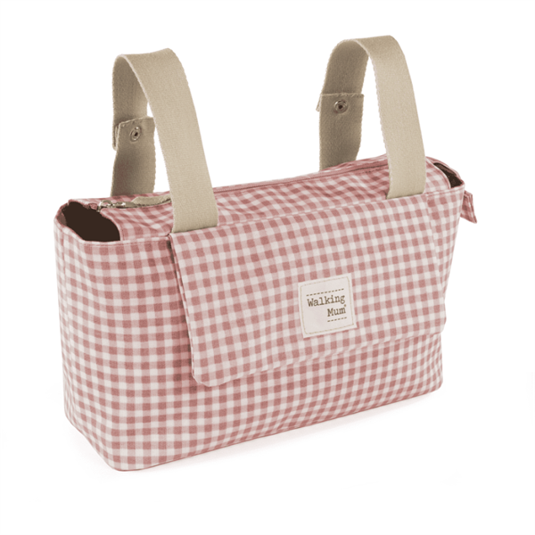 PASITO A PASITO Borsa da Passeggio Organizer I Love Vichy Rosa