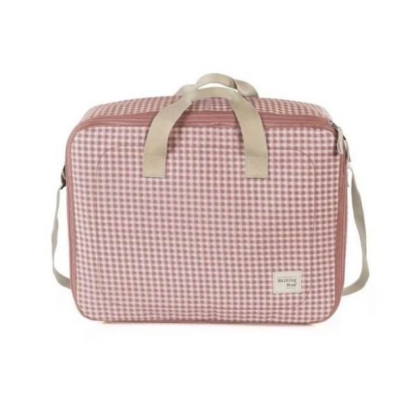 PASITO A PASITO Valigia Per Andare In Clinica I Love Vichy Rosa