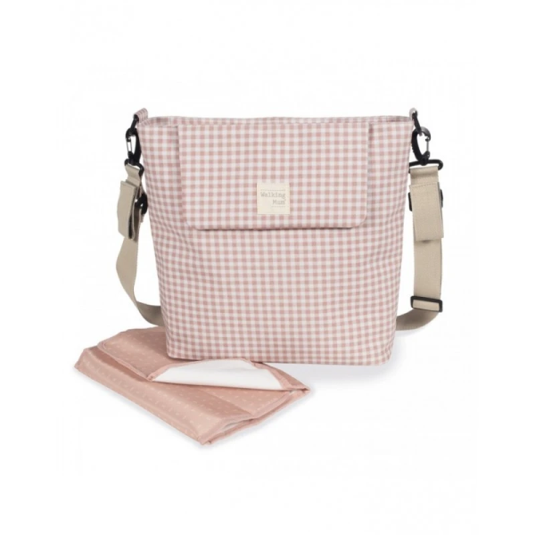 PASITO A PASITO Borsa Per Passeggino I Love Vichy Rosa