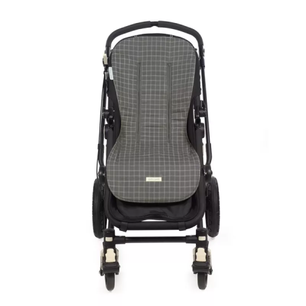 PASITO A PASITO Materassino Da Passeggino Tartan Grigio