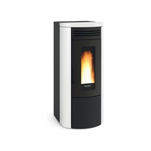 Stufa a Pellet La Nordica Costanza Idro 17 Kw Bianca