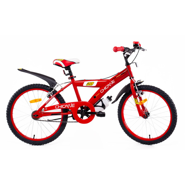 F.LLI SCHIANO Bicicletta 20" Chicane Con Borraccia Rosso