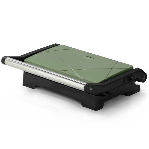 TOGNANA Tostiera- Mini grill Verde Salvia Bakelite-Acciaio Verde