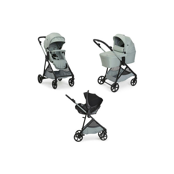 Trio Chicco Seety New 2026 Sage  con Seggiolino Kory I-size