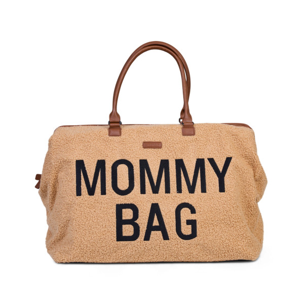 Childhome Mommy Bag Borsa Cambio Teddy Marrone