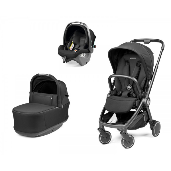 Trio Peg Perego City Loop Lounge Passeggino Navicella e Seggiolino Auto Lounge reclinabile