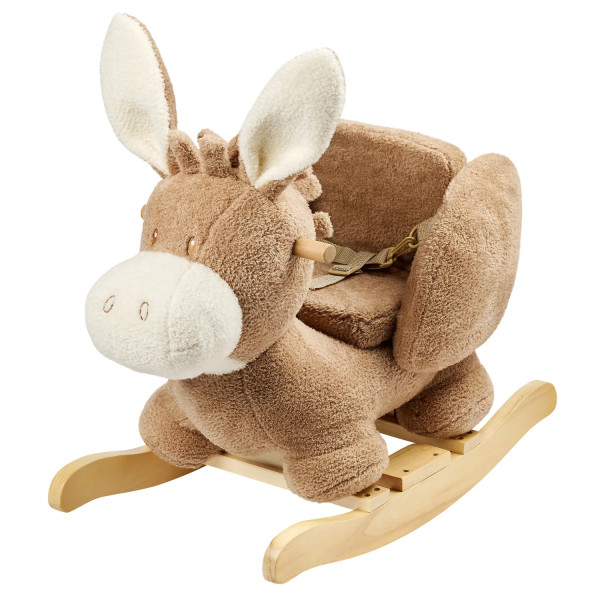 NATTOU Dondolo Cavalcabile Teddy Asinello Beige